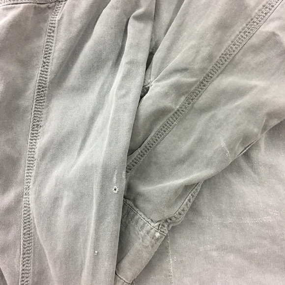 Grey, Levi Strauss distressed button down - Picture 7 of 8